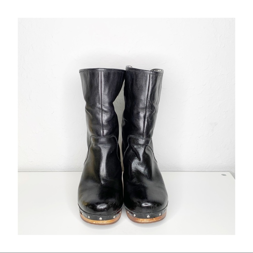 Ugg Lynnea Fold Over size 8 Black Clogg